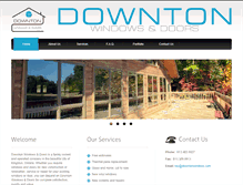Tablet Screenshot of downtonwindows.com
